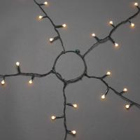Konstsmide 6367-820 LED-boommantel Binnen Energielabel: G (A - G) werkt op stekkernetvoeding Aantal lampen 150 LED Barnsteen Verlichte lengte: 1.8 m - thumbnail