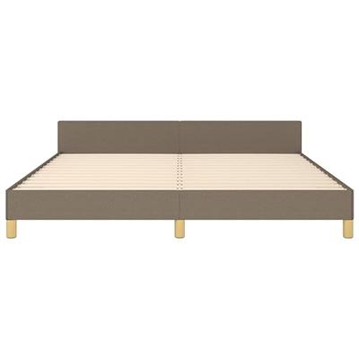 Bedframe zonder matras stof taupe 180x200 cm