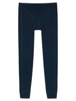 Heren Onderbroek lang 95/5 - Biologisch katoenen lange heren pantalon met sluiting - Zwart en Blauw - thumbnail
