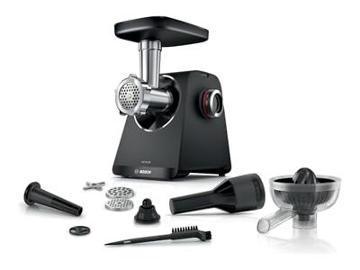 Bosch MFWS430B vleesmolen 1900 W Zwart, Zilver