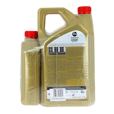 Motorolie - CASTROL EDGE - 5W-30 LL - 5L+1L - 057356