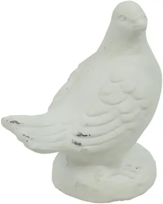 Countryfield ornament polystone orson vogel 8.5x14x15.5cm wit