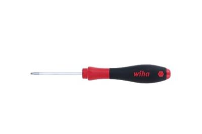 Wiha Schroevendraaier | maat T 8 BO | klinglengte 60 mm | SoftFinish® meercomponentengreep | ronde kling | 1 stuk - 03107 03107