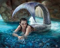 Poster Anne Stokes - Hidden Depths 50x40cm - thumbnail