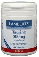 Lamberts Taurine 500mg Capsules - thumbnail