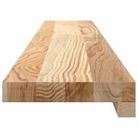 VidaXL Vensterbanken 2 st onbehandeld 110x15x2 cm massief eikenhout - thumbnail