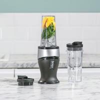 Ninja QB3001EUS Smoothiemaker 700 W Zwart, Zilver - thumbnail