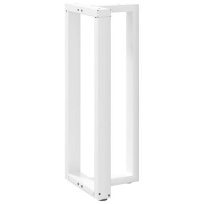 Bartafelpoten 2 st T-vormig 50x35x(100-101) cm staal wit