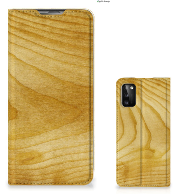 Samsung Galaxy A41 Book | Wallet Case | Licht Hout Samsung Galaxy A41 Book | Wallet Case | Licht Hout