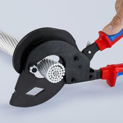 Knipex ACSR bovengrondse kabelschaar | Voor elektriciteitsleidingen | Ratelprincipe - 95 32 340 SR Knipex ACSR bovengrondse kabelschaar | Voor elektriciteitsleidingen | Ratelprincipe - 95 32 340 SR