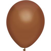 Ballonnen Uni Chocola 100st. 30cm - thumbnail
