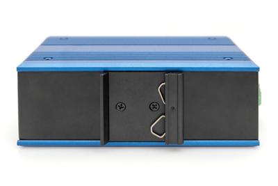 DIGITUS PoE netwerkswitch - 9-poorts Gigabit Ethernet - 8x RJ45 + 1x SFP-poort - Unmanaged - 10/100/1000 Mbps - DIN rail & wandmontage - IP40 - industriële serie - Blauw
