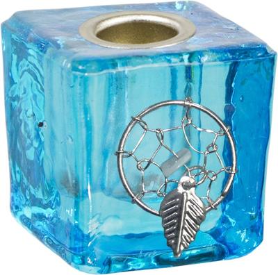 Kaarshouder Mini Kubusvorm Aqua - Dromenvanger