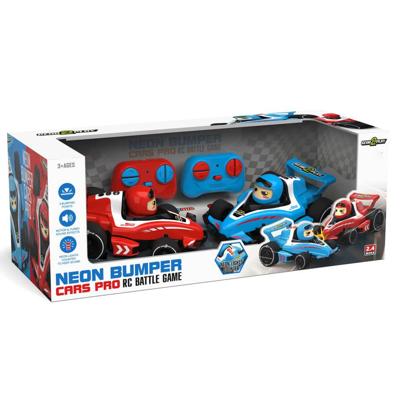 Gear2Play Neon Bumper Cars Pro RC Battle Game