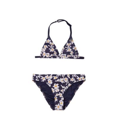 O'Neill Blue gebloemde triangel bikini Venice Beach donkerblauw/wit O'Neill Blue gebloemde triangel bikini Venice Beach donkerblauw/wit