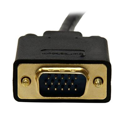 .com 3 m lange Mini DisplayPort-naar-VGA-adapterconverterkabel – mDP naar VGA 1920x1200 - zwart - Videoconverter - VGA - DisplayPort - zwart .com 3 m lange Mini DisplayPort-naar-VGA-adapterconverterkabel – mDP naar VGA 1920x1200 - zwart - Videoconverter - VGA - DisplayPort - zwart