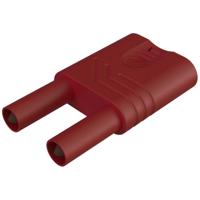 SKS Hirschmann KST S WS rt Veiligheids-kortsluitingstekker Rood Stift-Ø: 4 mm 1 stuk(s) - thumbnail