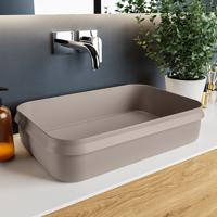 MONDIAZ ARVO Waskom solid surface 55cm kleur Smoke / Smoke - thumbnail