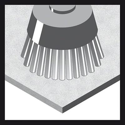 Bosch Accessoires Komstaalborstel, vermessingd 70 mm, 0,3 mm, 12500 U/ min, 14 1st - 1608614020