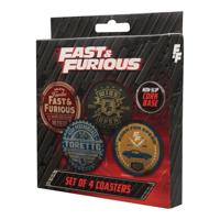 Fast & Furious Coaster 4-Pack Vintage Style - thumbnail