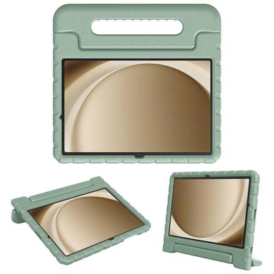Accezz Kidsproof Backcover met handvat Samsung Galaxy Tab A9 Plus Tablethoesje Groen