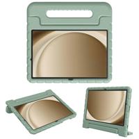 Accezz Kidsproof Backcover met handvat Samsung Galaxy Tab A9 Plus Tablethoesje Groen - thumbnail