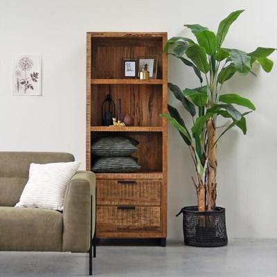 LABEL51 Boekenkast 'Glasgow' Mangohout, 185 x 70cm LABEL51 Boekenkast 'Glasgow' Mangohout, 185 x 70cm