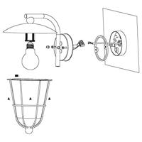 Eglo WandlampPulfero 1 - 94855 - thumbnail