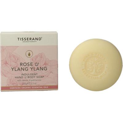 Tisserand Zeep roos & ylang ylang 100 Gram