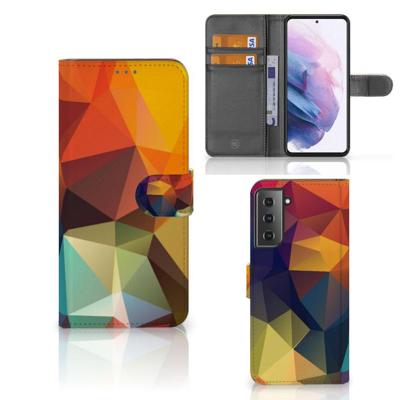 Samsung Galaxy S21 Plus | Book Case | Polygon Color