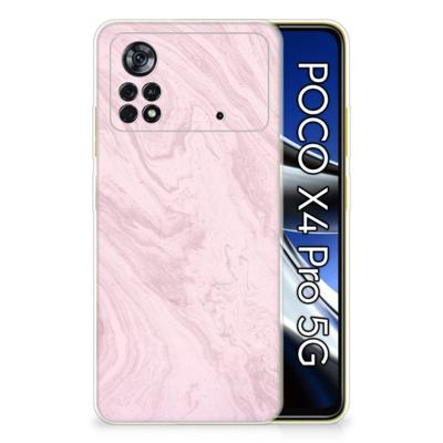 Xiaomi Poco X4 Pro 5G | TPU | Siliconen hoesje | Marble Pink - Origineel Cadeau Vriendin Xiaomi Poco X4 Pro 5G | TPU | Siliconen hoesje | Marble Pink - Origineel Cadeau Vriendin