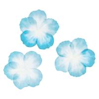 Colorations - washi stickers - blauwe bloemblaadjes, 80st. - thumbnail