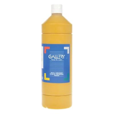 Gallery plakkaatverf, flacon van 1 l, oker