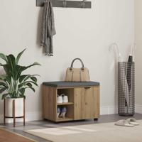 Halbank met kussen Effen Artisan Eiken 60 x 38 x 46 cm - thumbnail