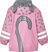 Playshoes regenjas Kat Hartjes Roze-140 - thumbnail