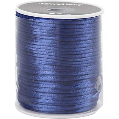 Creativ Company Satijnkoord donkerblauw, 50m