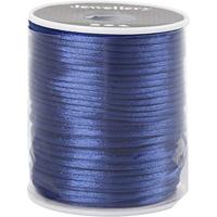 Creativ Company Satijnkoord donkerblauw, 50m - thumbnail