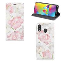 Samsung Galaxy M20 Smart Cover Lovely Flowers - thumbnail