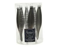 Ijspegel glas d3h15 cm grijs ass 6st Decoris - Decoris - thumbnail