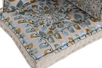 Tuinstoel DKD Home Decor Blauw Beige 155 x 76 x 65 cm 150 x 76 x 20 cm - thumbnail