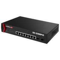 Edimax GS-5208PLG netwerk-switch Gigabit Ethernet (10/100/1000) Zwart 1U Power over Ethernet (PoE) - thumbnail