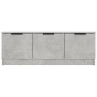 Tv-meubel 102x35x36,5 cm bewerkt hout betongrijs - thumbnail