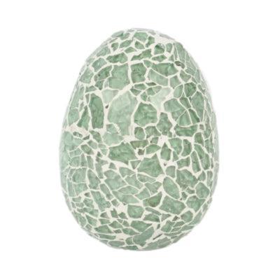Ei mozaïek groen 10 cm | 12 stuks
