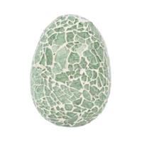 Ei mozaïek groen 10 cm | 12 stuks - thumbnail