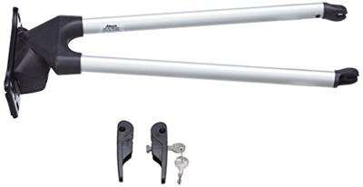 Atera voorwielhouder fr.wheel holder silver/black