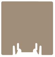 Weidmüller 1190330000 Scheidingswand Beige 50 stuk(s) - thumbnail
