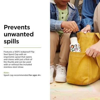 Klean Kanteen Kid Classic Narrow 355ml/12oz + Flip/Sportdop Drinkfles Milky Way 355ml Klean Kanteen Kid Classic Narrow 355ml/12oz + Flip/Sportdop Drinkfles Milky Way 355ml