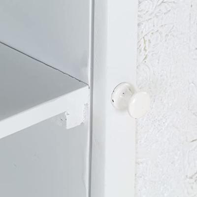 Tv-meubel 115x30x46 cm massief mangohout wit