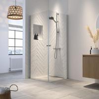 Sealskin Hooked douchecabine 90x90cm met hoekinstap 6mm veiligheidsglas chroom CCX500906265100 - thumbnail