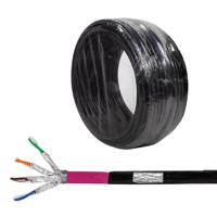 LogiLink CPV0080 Netwerkkabel CAT 7 S/FTP Zwart 25 m - thumbnail